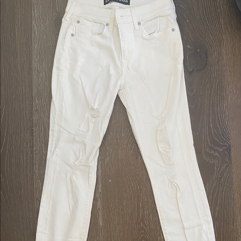 ripped white jeans